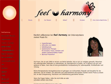 Tablet Screenshot of feel-harmony.de